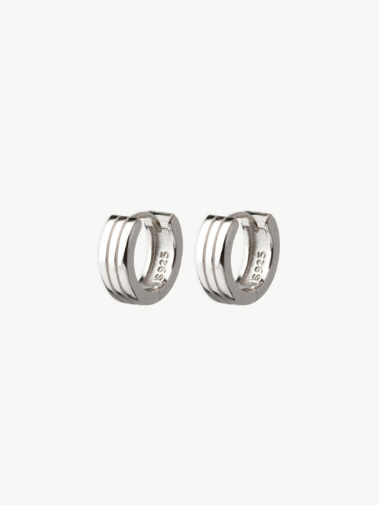 Strata Hoop Earrings