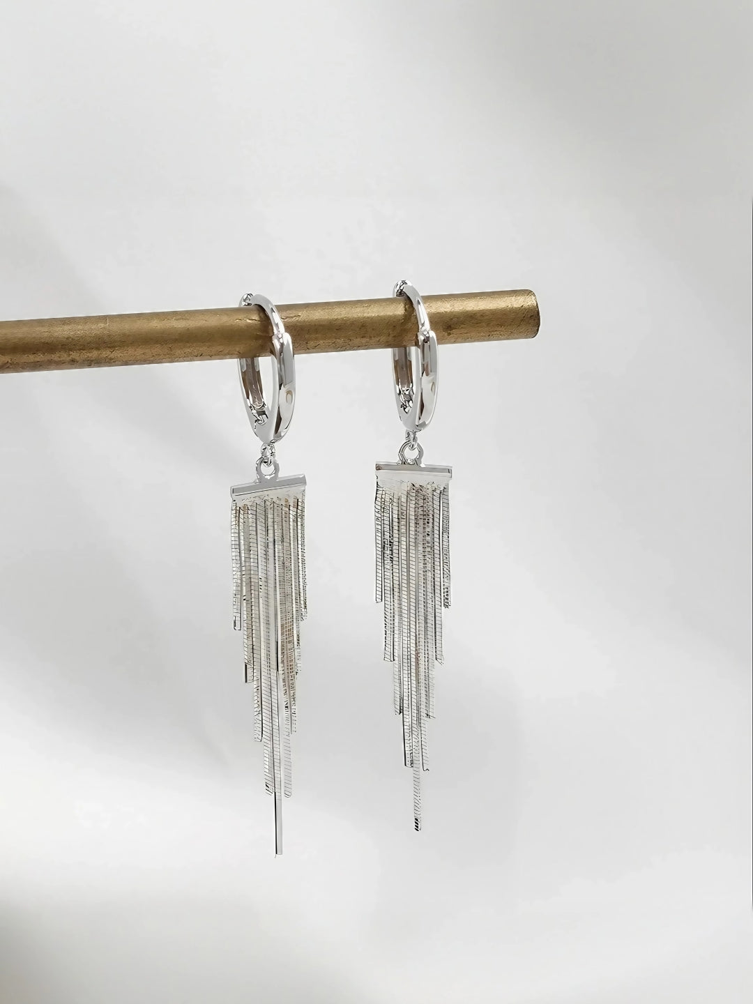 Tassel Hoop Earrings-Earrings-SoulAdorne