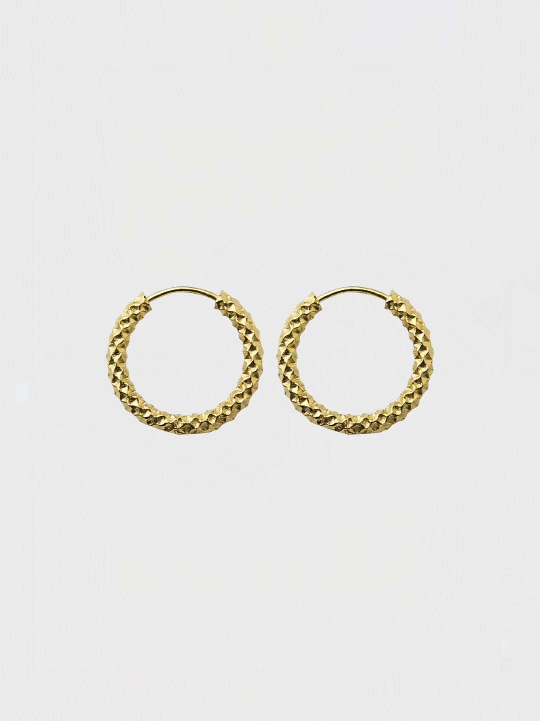 Textured Radiance Hoop Earrings-Earrings-SoulAdorne