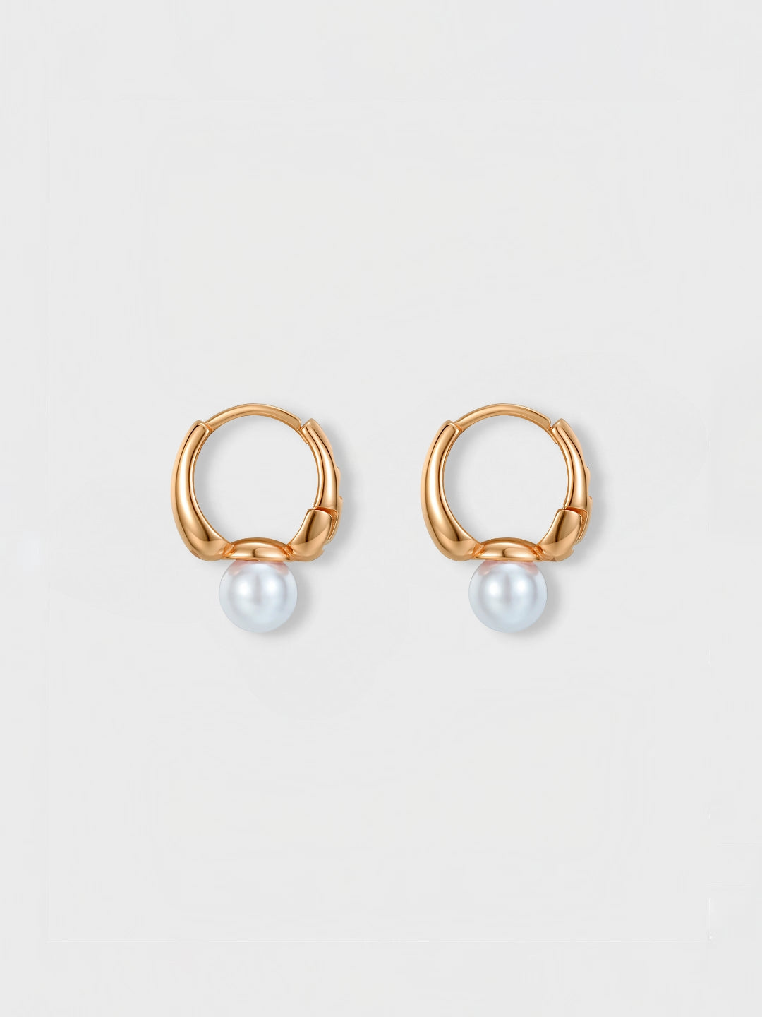 Twilight Pearl Hoops-Earrings-SoulAdorne