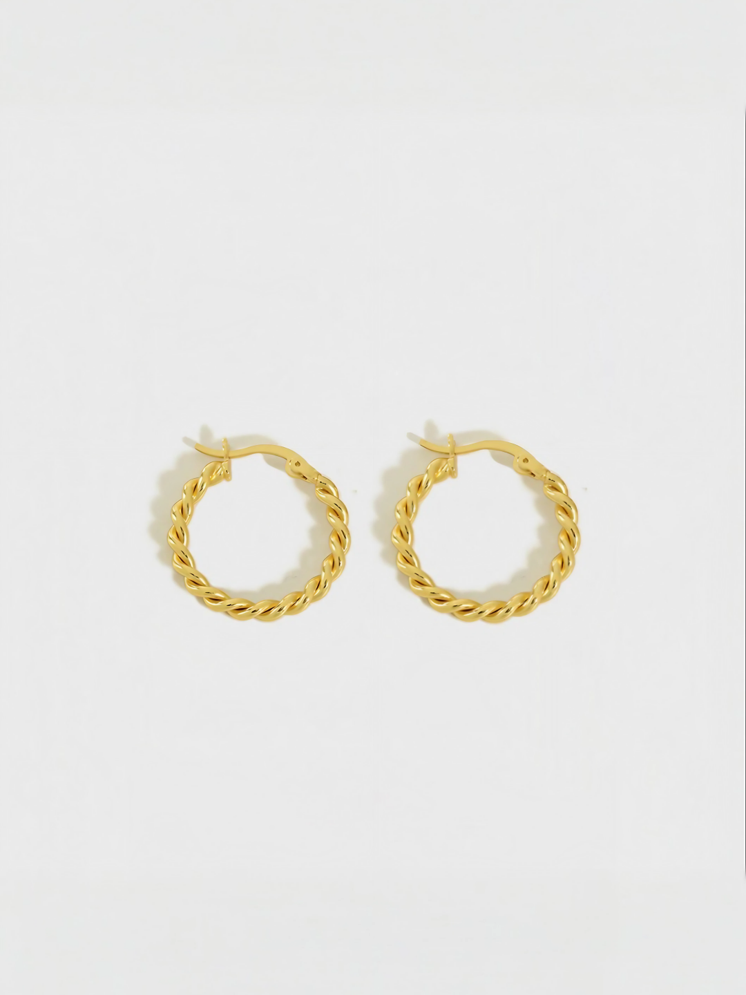 Twisted Elegance Hoops-Earrings-SoulAdorne