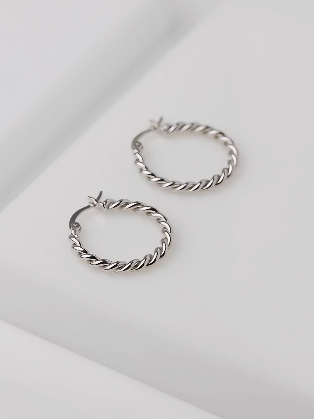 Twisted Elegance Hoops