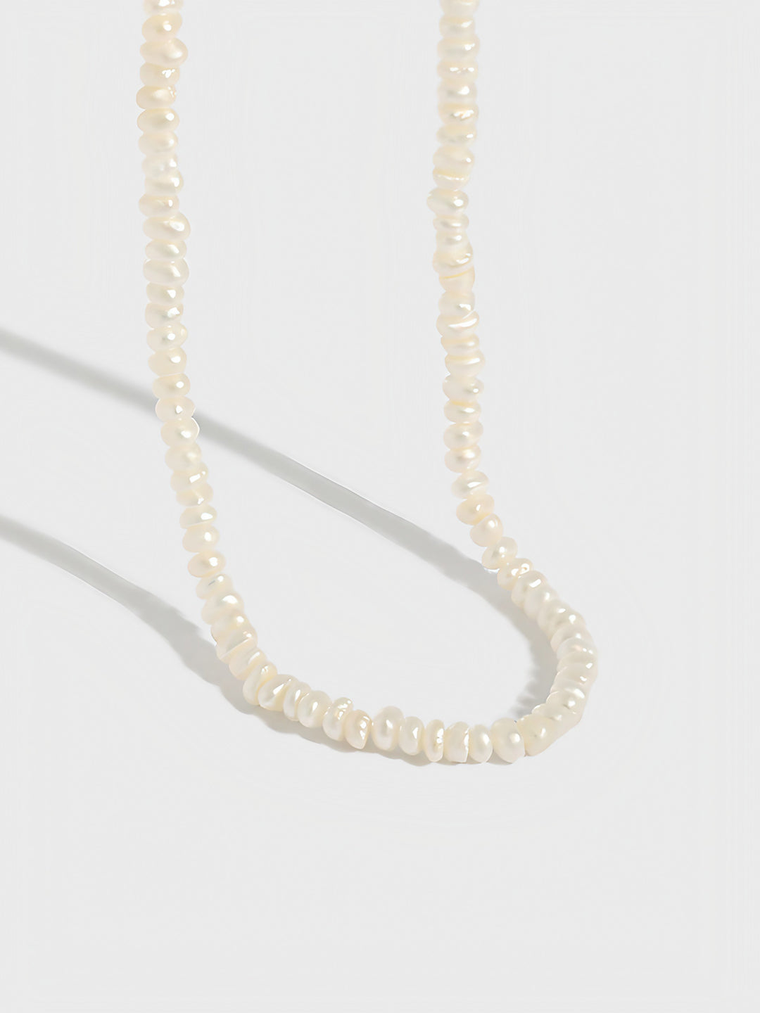 Ivory Luster Baroque Pearl Necklace